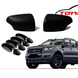 FORD RANGER T7 2015+2018 KAPI KOL AYNA SETİ MAT SİYAH